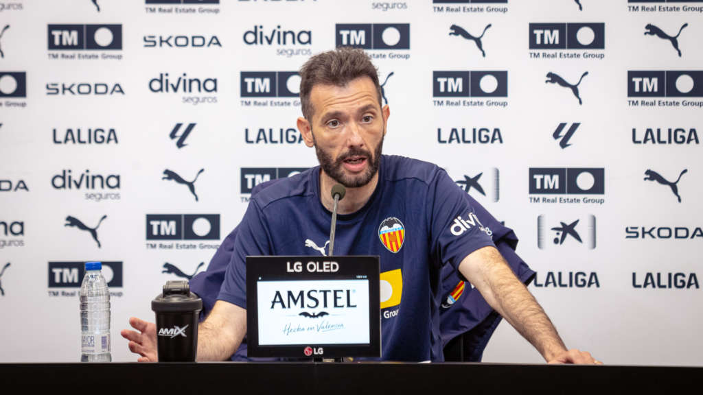 Corberán, entrenador del Valencia CF. Valencia CF