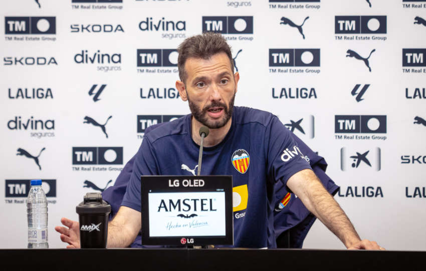 Corberán, entrenador del Valencia CF. Valencia CF
